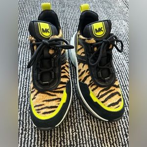 Michael Kors Olympia extreme mixed media Trainer Size 7M